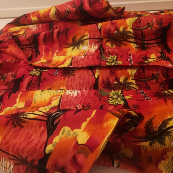 Double Decker 2XL Button Up Shortsleeve Caribbean Shirt NWOT - Picture 6 of 8